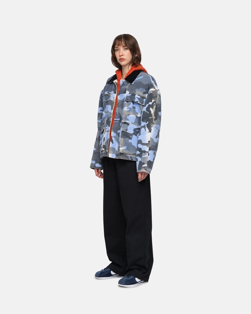 Stussy Workgear Trouser Twill Byxor Svarta | Sverige NVR-217643